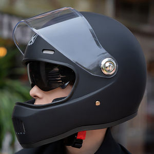 Casco da Moto Integrale Retrò con Doppia Visiera per Adulti Omologato CCC DOT ECE per la Guida in Sicurezza - Product Image 2