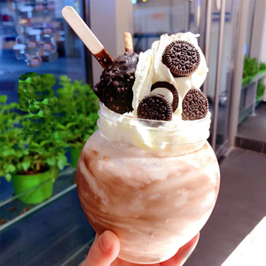 Wholesale 500ml PET Plastic Juice Bottle Disposable Screw Cap Bubble Tea Cup Ice Cream Jar Screen Printing Mineral <b>Water</b> - Product Image 6