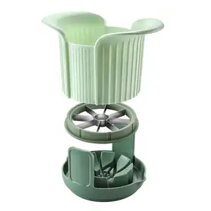 रसोई Multifunctional मैनुअल प्रेस सब्जी और फल सेब कटर टमाटर आम Slicer - Product Image 1