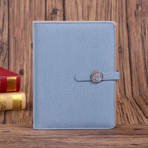Wholesale Customizable Factory Direct Supply Custom Logo <b>A5</b> Loose-leaf Buckle Notebook Suit Leather Cover Business Notepad <b>Diary</b> - Product Image 3