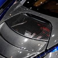 Couverture de capot moteur inférieure en fibre de carbone sèche préimprégnée style OEM pour McLaren 720S Hard Top Body Kit Exterior Aerokit Performance Part