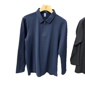 <span class=keywords><strong>Polo</strong></span> sportiva da <span class=keywords><strong>uomo</strong></span> a maniche lunghe di alta qualità con mezza zip, per attività all'aperto, con fodera spazzolata termoisolante, 100% poliestere - Product Image 5