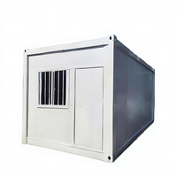 Maison conteneur préfabriquée sur mesure en kit, bureau conteneur modulaire détachable de 20 pieds, dortoir conteneur portable