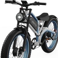Vélo électrique hybride VTT tout-terrain à double moteur Duotts N26 48V 20AH avec pneus larges pour route, neige et montagne – Entrepôt US/UE
