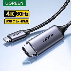 UGREEN USB C HDTV Cable Type C to HDTV 4K for TV Converter for MacBook Pro Air iPadPro Samsung Galaxy Pixelbook XPS HDTV Adapter