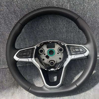 Volante de Cuero Perforado de Alta Calidad para Volkswagen, Kit de Reequipamiento para Todos los Modelos