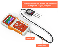 Kit de test de sol agricole portable, capteurs agricoles intelligents, enregistreur de données d'humidité du sol, analyseur de sol