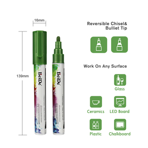 Rotulador de tiza líquida metálica borrable, para <span class=keywords><strong>pizarra</strong></span>, menú Bistro, ventana - Product Image 5