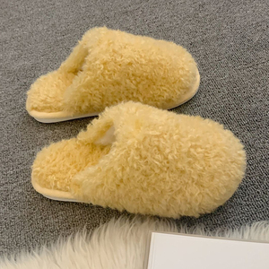 2025 donna inverno calda casa soffice e soffice colcon pelliccia pelosa <span class=keywords><strong>pantofole</strong></span> da casa <span class=keywords><strong>pelose</strong></span> da ragazza - Product Image 6