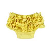 Short bébé fille avec volants tissu en coton extensible bas pour bébé style uni bas 90% coton