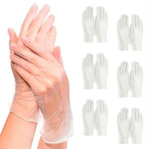 Gants en PVC pour le nettoyage des voitures, les soins de beauté, les tatouages, en caoutchouc sans <span class=keywords><strong>poudre</strong></span>, pour le nettoyage de la cuisine, les utilisations domestiques, les gants de protection pour les mains - Product Image 2