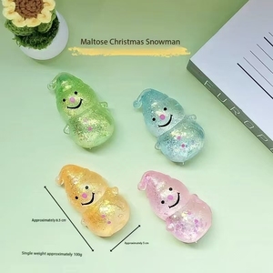 Christmas Maltose Squishy Toy Christmas Tree Snowman Slow Rebound Fidget Stress Relief <b>Gift</b> for Kids Trending <b>Gift</b> - Product Image 1