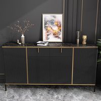 Meubles de maison, buffet moderne blanc de style nordique pour salon, armoires latérales de luxe avec rangement à tiroirs