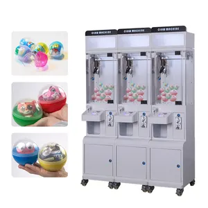 Mini Claw Crane Machine Balls Capsule Toy Prize Machine Capsule Gifts Grabber Small Doll Machine With Coin And Bill Acceptor