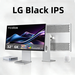 Monitor Plano Panorámico TCOLOR 6K de 32 Pulgadas con Pantalla Retina, 450 cd/m², Alto Contraste 2000:1, con <span class=keywords><strong>DisplayPort</strong></span> 1.4 para <span class=keywords><strong>MacBook</strong></span> <span class=keywords><strong>Pro</strong></span> - Product Image 1