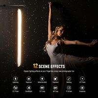 Neewer Basic 21w Tube LED Portable 35.5"/90cm, Éclairage Vidéo Gonflable Bicolore en TPU, 2700-6500k 1300lux 12