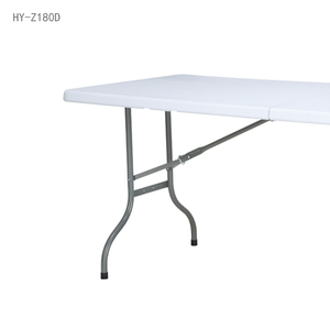 <span class=keywords><strong>Table</strong></span> <span class=keywords><strong>de</strong></span> <span class=keywords><strong>camping</strong></span> <span class=keywords><strong>pliante</strong></span> rectangulaire en plastique blanc bon marché <span class=keywords><strong>de</strong></span> 6 pieds (180 cm, 1,8 m) pour événements en plein air - Product Image 3