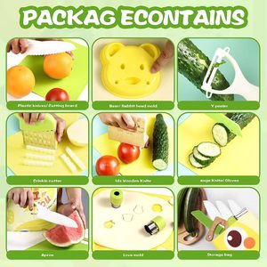 Wholesale Customizable Real Mini Kitchen Toddlers Kids Cooking <strong>Baking</strong> Tool <strong>Gift</strong> Play <strong>Set</strong> 18 Pcs for Kids - Product Image 3