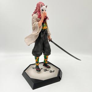 2 Styles 30cm Demon Slayer Shinazugawa Sanemi Figurine d'anime Kimetsu No Yaiba Sabito Figurines d'action Jouets de poupée - Product Image 3