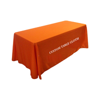 Nappe publicitaire standard en spandex sérigraphié de marque, extensible, couleur personnalisée, pour salon professionnel, vente directe usine