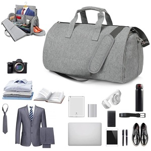 <span class=keywords><strong>Maleta</strong></span> colgante 2 en 1, bolsas de viaje, funda de ropa convertible con correa para el hombro, bolsa de lona para ropa de mano - Product Image 4
