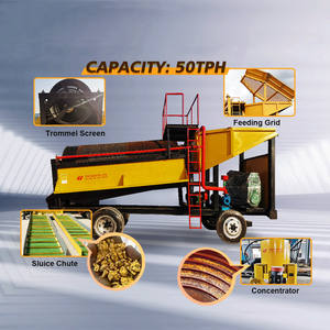 Usine de lavage d'or à trommel professionnelle pour l'or alluvial de rivière, provenant du Nil, pour l'extraction aurifère - Product Image 3