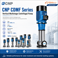 CNP CDMF Seri 2 tiang Ip55 Tefc Motor vertikal multitahap pompa sentrifugal untuk catu air sistem pemadam kebakaran