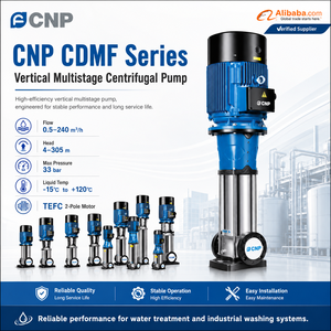 Pompe centrifuge multicellulaire verticale à moteur IP55 Tefc série CNP <span class=keywords><strong>CDMF</strong></span> à 2 pôles pour systèmes d'approvisionnement en eau de lutte contre l'incendie - Product Image 2