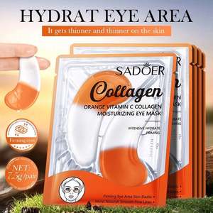 Masque pour les <span class=keywords><strong>yeux</strong></span> au collagène SADOER en marque propre, hydratant, apaisant, nourrissant, contre la <span class=keywords><strong>fatigue</strong></span>, les cernes, les poches sous les <span class=keywords><strong>yeux</strong></span>, pour peaux sèches - Product Image 5