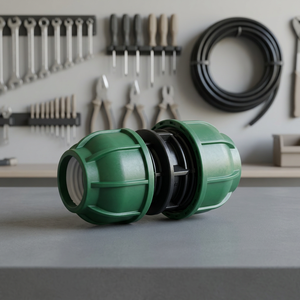 Raccord de réduction à compression SAP Ring Design pour tuyaux PE/HDPE en PP vierge 110x75, résistant à la corrosion, garantie 3 ans, pour l'eau - Product Image 3