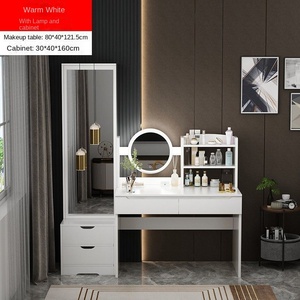 <span class=keywords><strong>Tocador</strong></span> <span class=keywords><strong>de</strong></span> Panel para Apartamento <span class=keywords><strong>Pequeño</strong></span>, Estilo Influencer, Nuevo 2025, Multifuncional, para Dormitorio, Estilo Nórdico, Sencillo, para <span class=keywords><strong>Maquillaje</strong></span> - Product Image 5