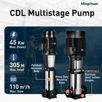 Pompe centrifuge verticale multi-étages haute pression MINGCHUAN, pompe à eau durable haute pression pour usage industriel