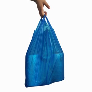 Bolsas de Compras de Plástico PE Biodegradables Azules Personalizadas, de Alta Calidad, Precio de Fábrica, Venta al Por Mayor - Product Image 5