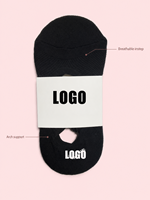 Chaussettes de Pilates personnalisées à coupe basse pour femmes, avec sangles croisées, doublure en peluche, tricot doux, antidérapantes, chaussettes de yoga