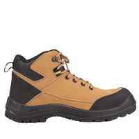 Bottes de travail industrielles AOXIANG - Anti-écrasement, anti-perforation, dessus en cuir nubuck, imperméables, légères, confortables, unisexes