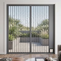 Nouvelle conception 2026 – Porte pliante moderne anti-moustiques avec ouïe-maison pour animaux de compagnie disponible (OEM)