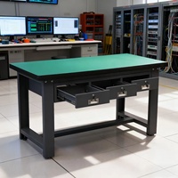 Établi en acier antistatique de haute qualité L2100mm fermeture douce 3 tiroirs plats meubles multifonctionnels modernes personnalisables