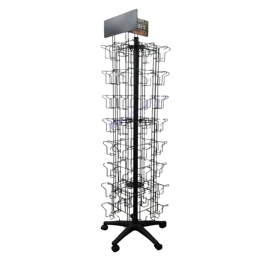 Staande Metalen Roterende Postkaart Houder Wenskaart Display Stands