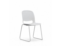 Chaise longue ergonomique moderne empilable et pliable OEM à prix abordable avec pieds en acier inoxydable et dossier en plastique pour espaces commerciaux