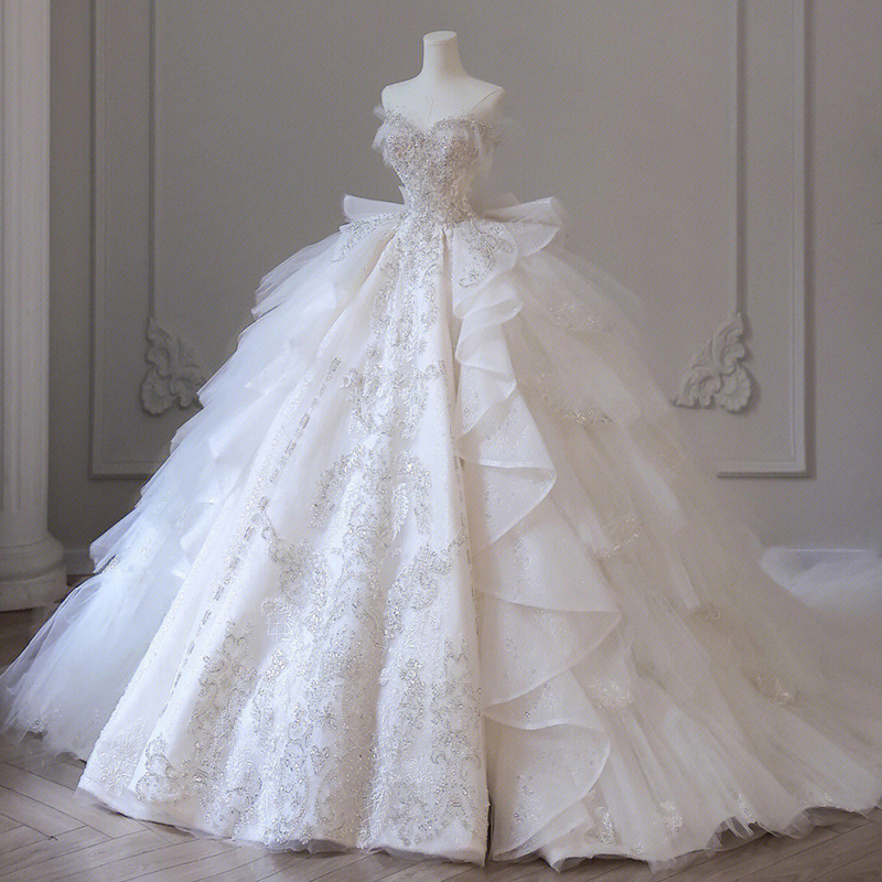 strapless open back dress ball gown prom dresses, princess yellow prom gowns cg11157  classygown