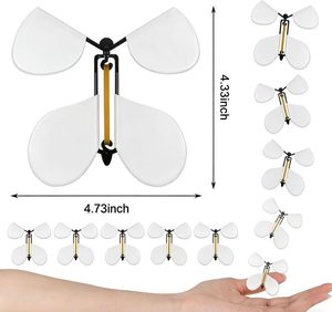 Boîte surprise papillon volant à remonter - Jouet magique propulsé par élastique, cadeau idéal pour les fêtes d'anniversaire et les fêtes sur le thème des fées - Product Image 3