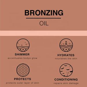 <span class=keywords><strong>Huile</strong></span> bronzante sans soleil hydratante à effet bronzé soleil, marque privée OEM/ODM - Product Image 5
