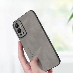 Funda de Teléfono de Cuero PU para Infinix Hot 12, Borde Suave de TPU, Cubierta Trasera Rígida de PC con Protección para la Cámara - Product Image 1
