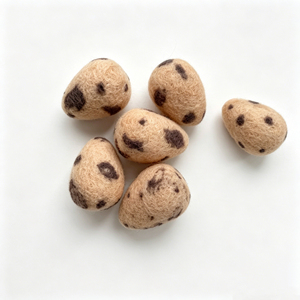 Boules de feutre en laine à <span class=keywords><strong>pois</strong></span>, feutre fait main style naturel frais, texture réaliste, ornements décoratifs rustiques élégants - Product Image 4