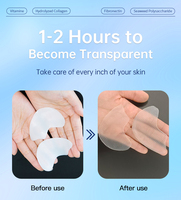 Patch anti-âge hydrogel au collagène pour les rides nasogéniennes, effet liftant et lissant, usine OEM de soins de la peau