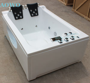 2 gonne <span class=keywords><strong>con</strong></span> pannello in vetro vasca idromassaggio idromassaggio piscine strutturali <span class=keywords><strong>bagno</strong></span> uso vasca idromassaggio jacuzzi interno spa testa terapia dell'acqua - Product Image 1