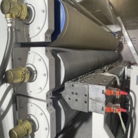 Machine de fabrication de bannières en PVC à commande servo intelligente, réglage automatique de l'épaisseur, ligne d'extrusion de haute précision