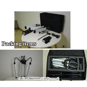 Yidoblo-anneau lumineux de studio 80w, avec trépied, lampe, éclairage annulaire pour appareil photo, pour extensions de cils à 2 têtes, accessoire de <span class=keywords><strong>maquillage</strong></span> - Product Image 6