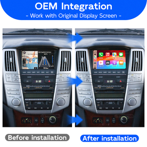 RX350 RX400h Harrier Модернизированный беспроводной <span class=keywords><strong>Apple</strong></span> CarPlay и Android Auto Decoder модуль интерфейсные комплекты для Lexus Toyota Harrier - Product Image 2