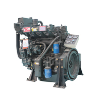 Moteur diesel marin refroidi par eau de 55 CV, 1800 tr/min, neuf, facile à utiliser avec démarrage électrique, Zh4100zc